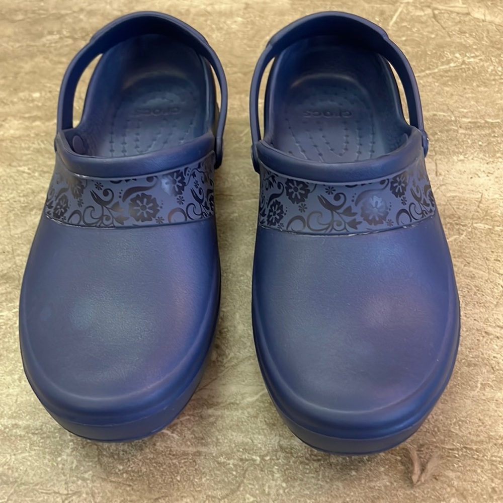 Crocs healthcare worker clogs.